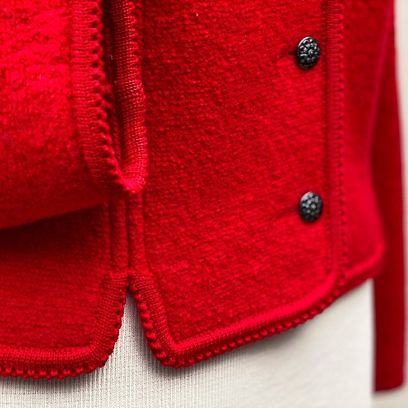 SOLD Vintage Geiger Austrian Wool Cardigan Sweater - Picture 10 of 13